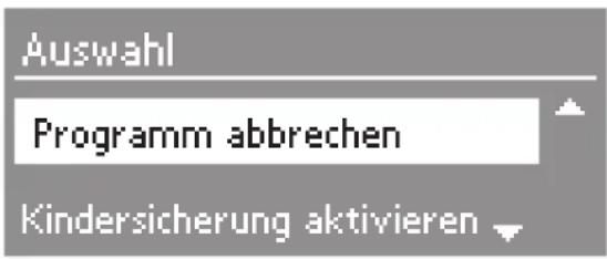 MIELE W 5969 WPS - Abbrechen - 1