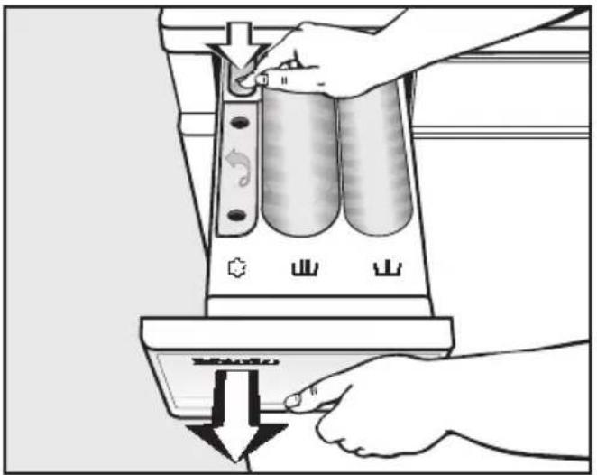 MIELE W 5962 WPS - Waschmittel-Einspülkasten reinigen - 1