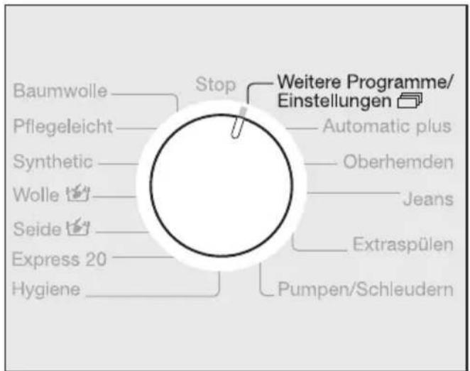 MIELE W 5923 WPS - ③ Programm wählen - 2