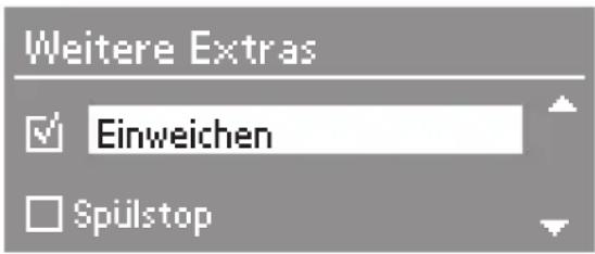 MIELE W 5923 WPS - – Einweichzeit ausschalten - 1