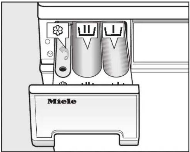 MIELE W 5905 WPS - Waschmittel zugeben - 1