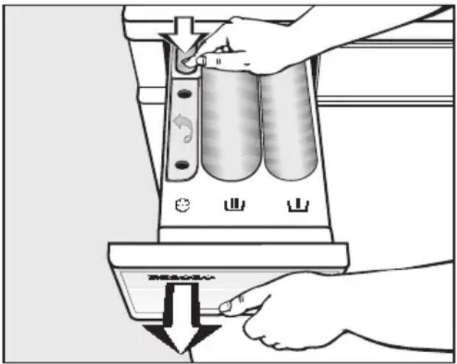 MIELE W 5887 WPS - Waschmittel-Einspülkasten reinigen - 1