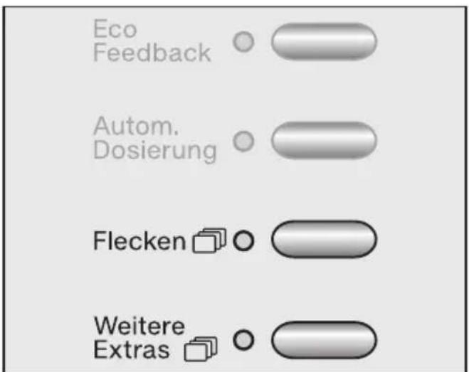 MIELE W 5887 WPS - Extras wählen - 1