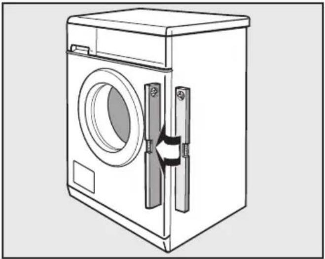 MIELE W 5887 WPS - Fuß herausdrehen und kontern - 2