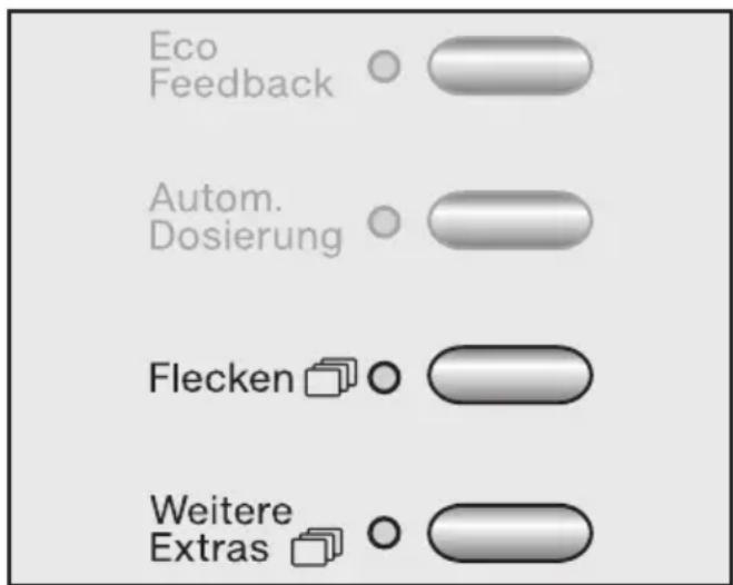MIELE W 5887 WPS - Löschen der Startvorwahl - 1