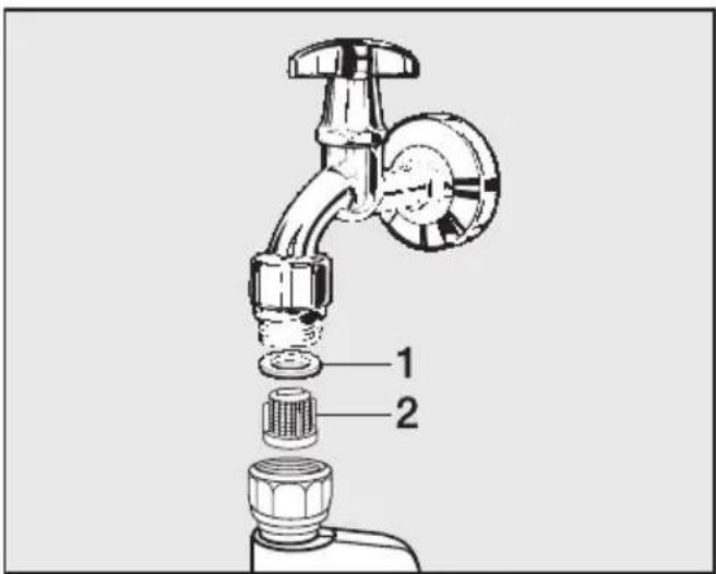 MIELE W 5922 WPS - Wassereinlaufsieb reinigen - 1