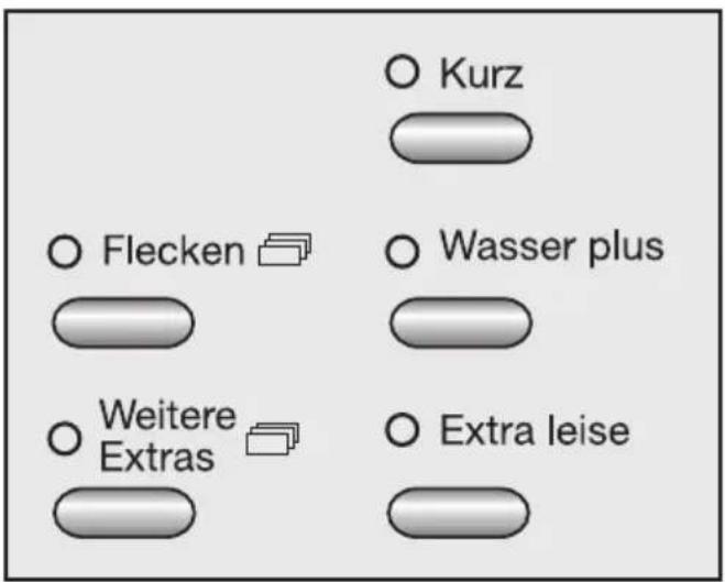 MIELE W 5922 WPS - Extras wählen - 1