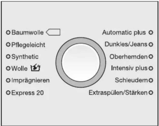 MIELE W 5841WPS EcoComfort - Programm wählen - 1