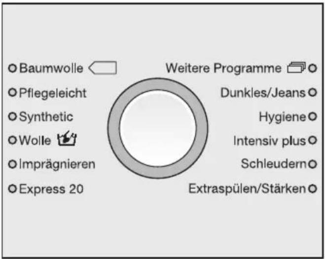 MIELE Premium Edition W 5837 WPS - Programm wählen - 1