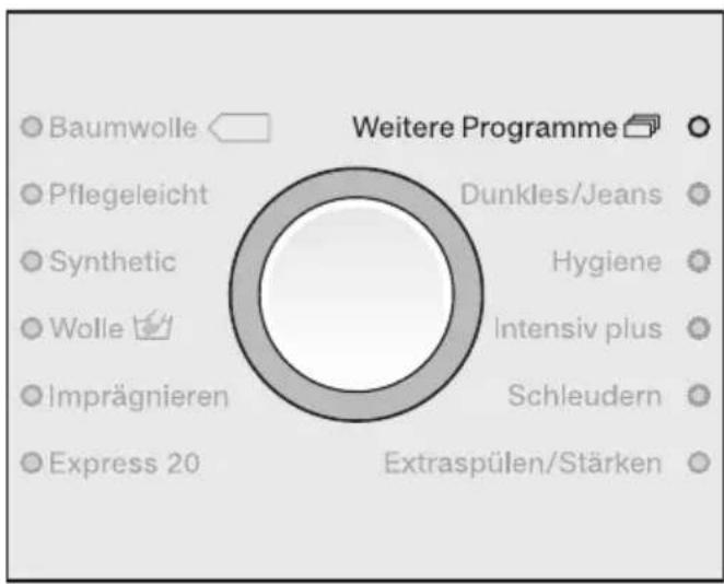 MIELE W 5831 WPS Exklusiv Edition - Programm wählen - 2