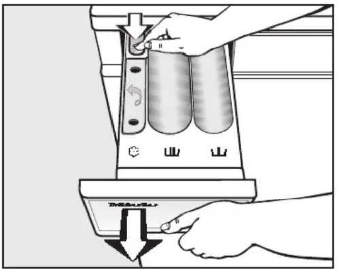 MIELE W 564 WPS - Waschmittel-Einspülkasten reinigen - 1