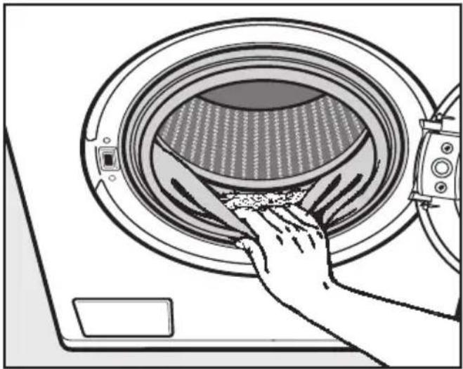 MIELE W 565 - Wäsche entnehmen - 1