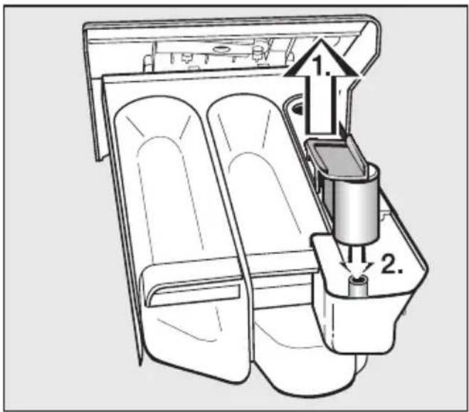 MIELE W 531 - Waschmittel-Einspülkasten reinigen - 2