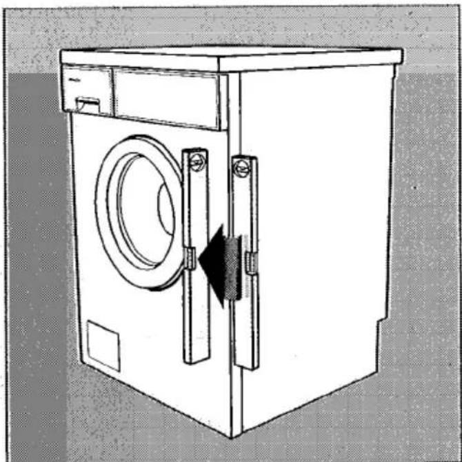 MIELE Top Electronic W716 - Ausrichten des Waschautomaten - 1