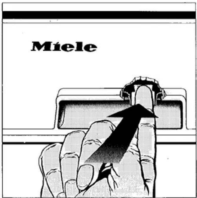 MIELE Top Electronic W716 - - Kindersicherung für den Waschmittelschubkasten - 2