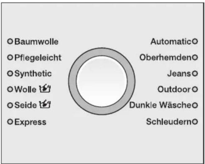 MIELE Softtronic W 3826 WPS - 4Programm wählen - 1
