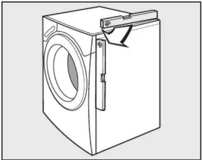 MIELE Softtronic W 1764 - Fuß herausdrehen und kontern - 2