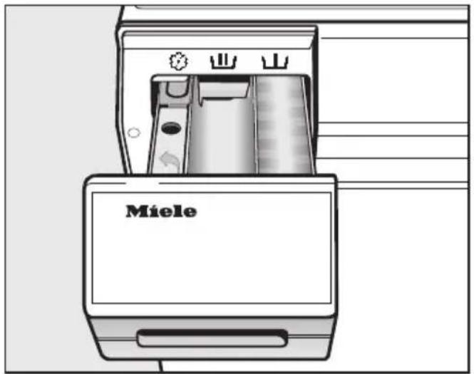 MIELE Softtronic W 3527 WPS - ⑧ Waschmittel zugeben - 1