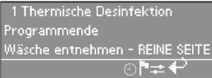 MIELE PW 6163 - Öffnen der Tür nach Programmende auf der reinen Seite - 1