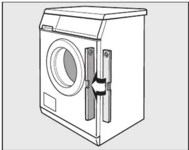 MIELE PW 5064 - Fuß herausdrehen und kontern - 2