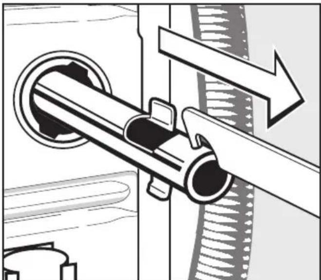 MIELE PW 5064 - Transportsicherung entfernen - 4