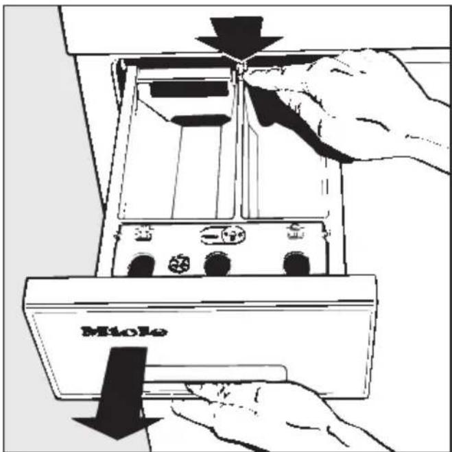 MIELE Prisma W 850 - Waschmittel-Einspülkasten reinigen - 1