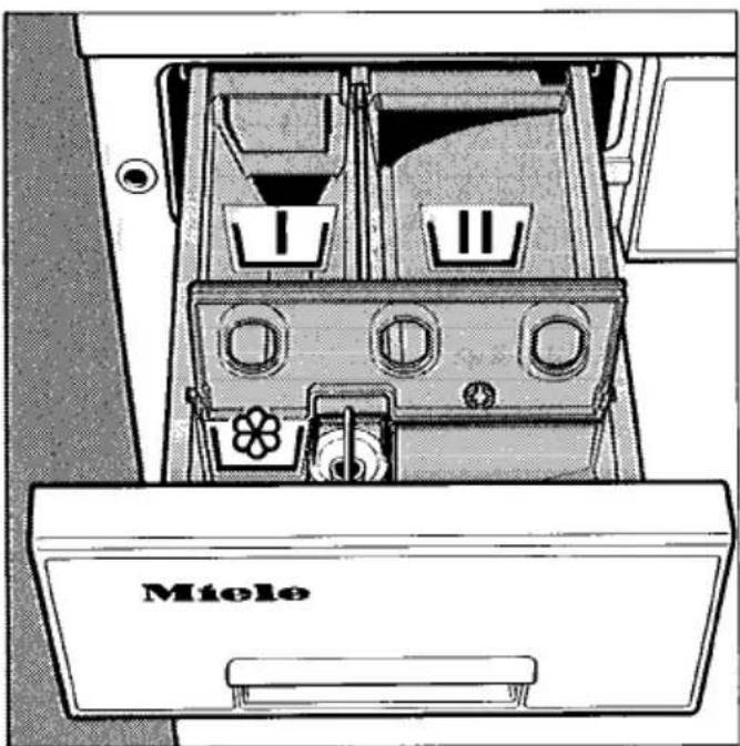 MIELE Novotronic W 725 - Waschmittelmenge zugeben - 1