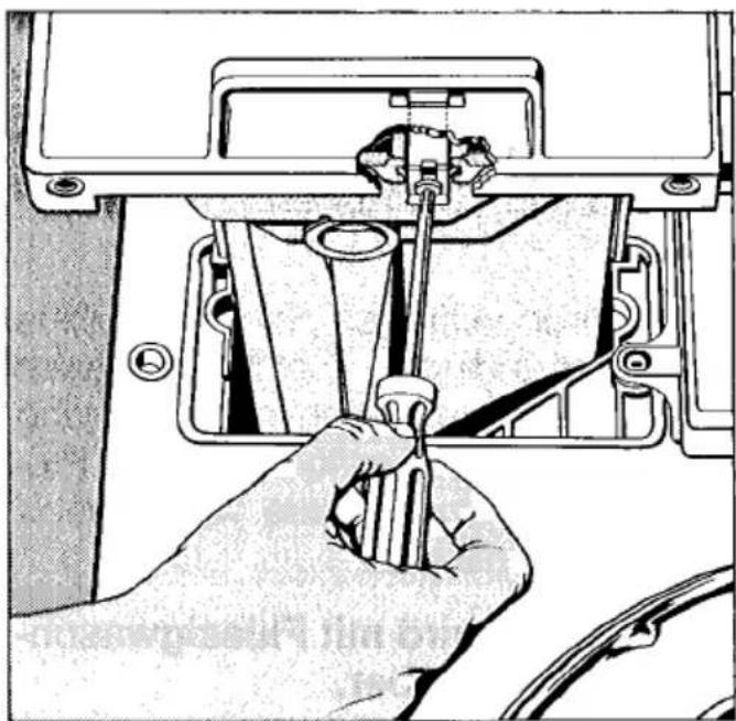 MIELE Novotronic W 725 - Kindersicherung für den Waschmittelschubkasten - 1