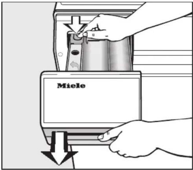 MIELE W 2627 WPS - Waschmittel-Einspülkasten reinigen - 1