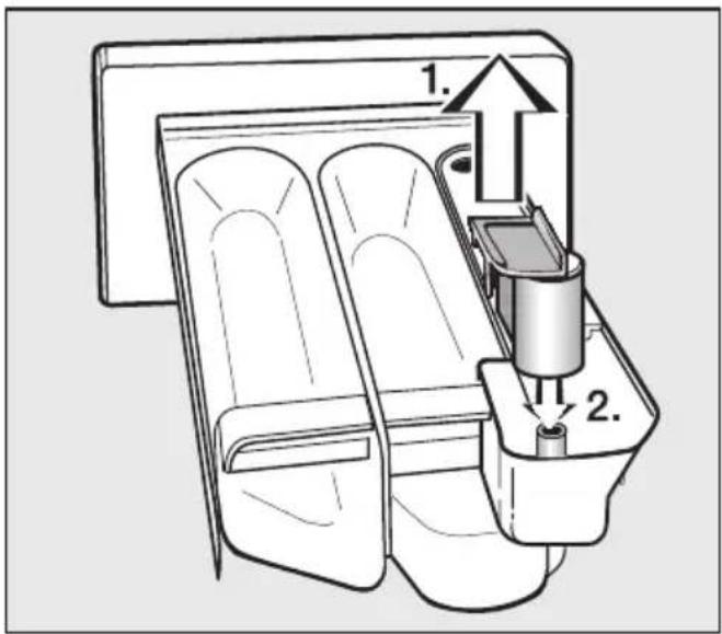 MIELE W 2104 - Waschmittel-Einspülkasten reinigen - 2