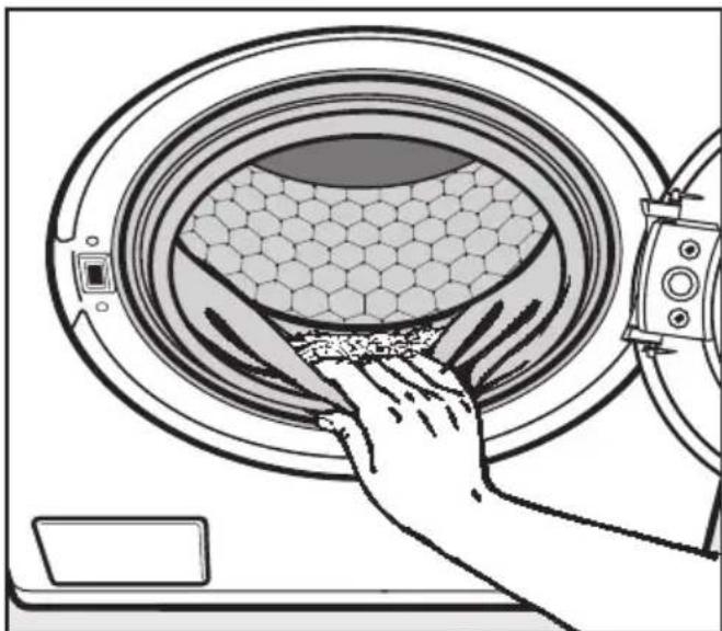 MIELE W 2104 - ⑪Fülltür öffnen - 1