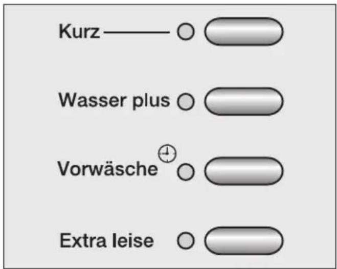 MIELE W 1966 - Extras wählen - 1