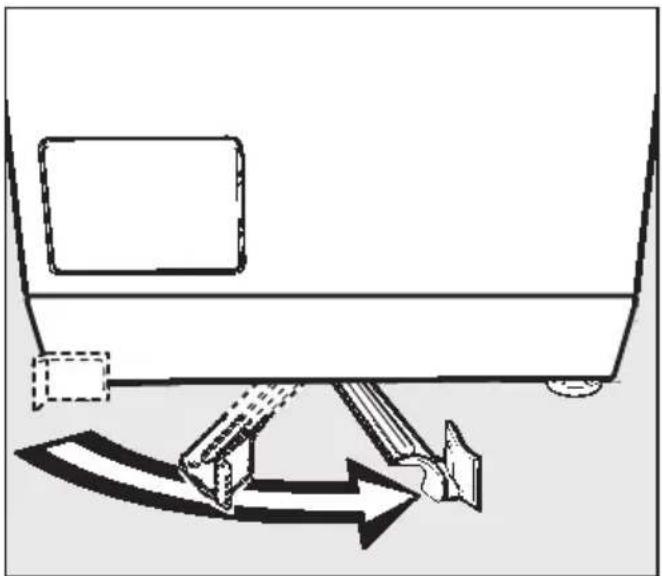 MIELE Novotronic W 153 F - Hebel links = während des Betriebes - 1