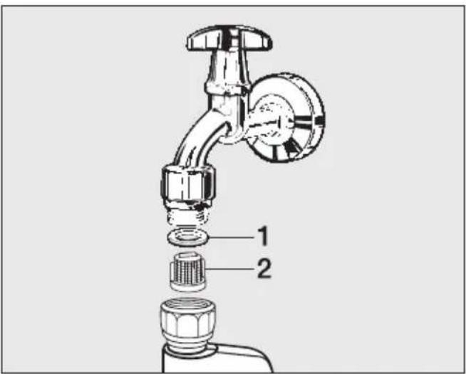 MIELE W 1514 WPS - Wassereinlaufsieb reinigen - 1