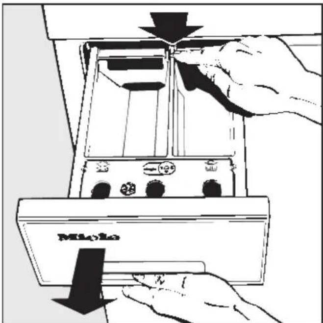 MIELE W 989 WPS - Waschmittel-Einspülkasten reinigen - 1