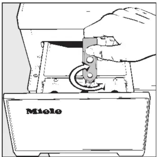 MIELE W 989 WPS - Merkzahl für Wasserhärte ein- stellen - 2