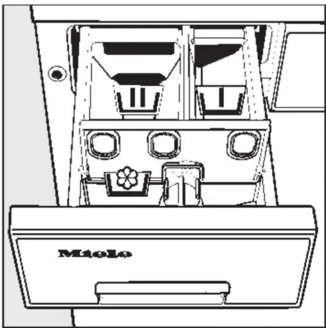 MIELE W 989 WPS - Waschmittel einfüllen - 1