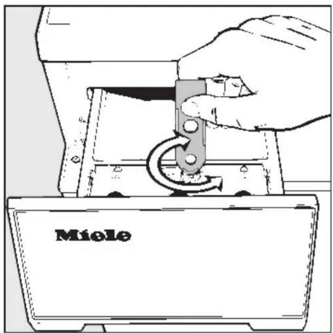 MIELE W 986 WPS - Merkzahl für Wasserhärte ein- stellen - 2