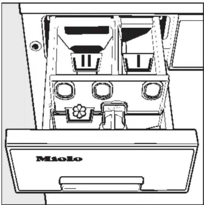 MIELE W 985 WPS - Waschmittel einfüllen - 1