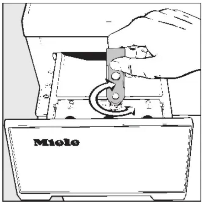 MIELE W 973 - Merkzahl für Wasserhärte ein- stellen - 2