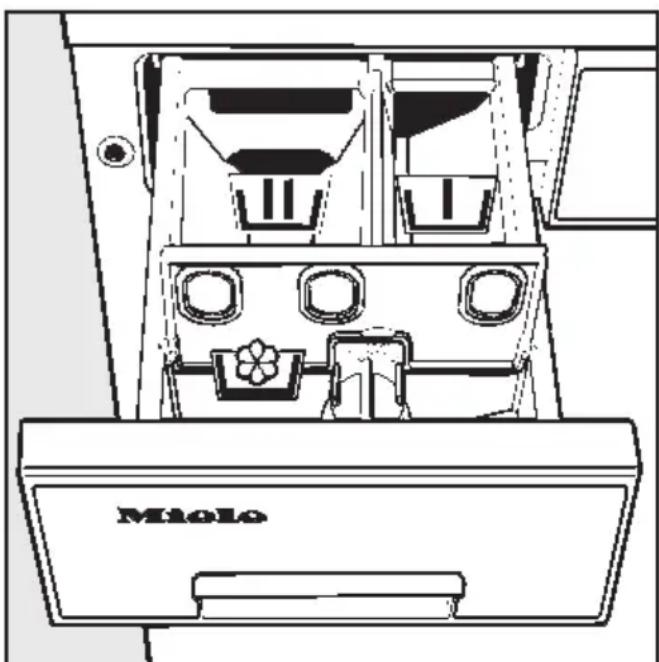MIELE W 971 - Waschmittel einfüllen - 1