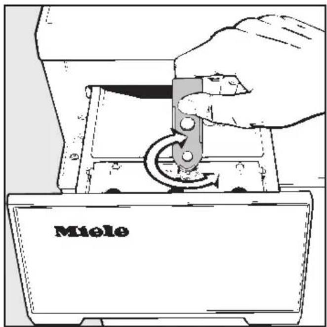 MIELE W 971 - Merkzahl für Wasserhärte ein- stellen - 2