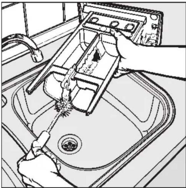 MIELE W 971 - Waschmittel-Einspülkasten reinigen - 2