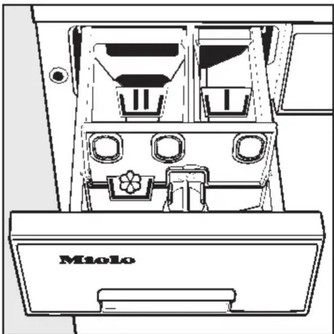 MIELE W 961 - Waschmittel einfüllen - 1