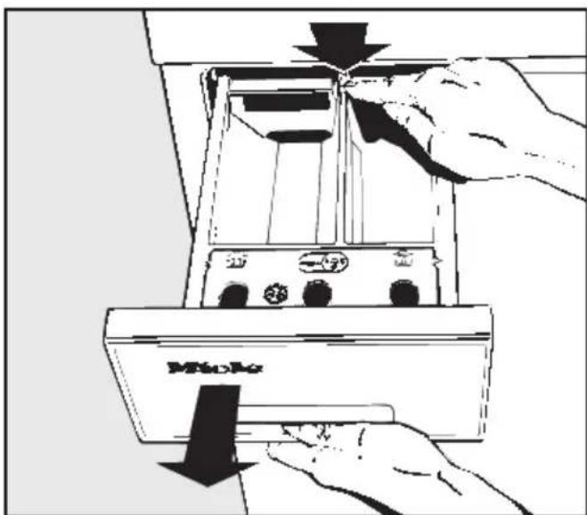 MIELE W 878 WPS - Waschmittel-Einspülkasten reinigen - 1