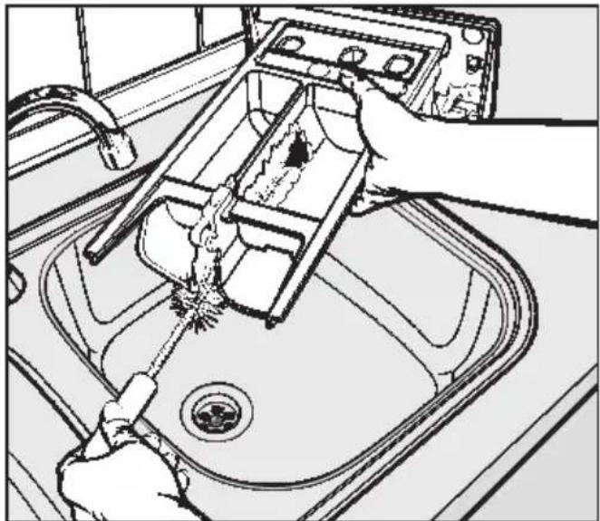 MIELE W 874 WPS - Waschmittel-Einspülkasten reinigen - 2
