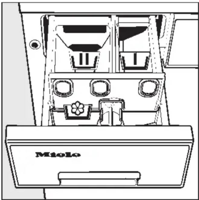MIELE W 840 - Waschmittel einfüllen - 1