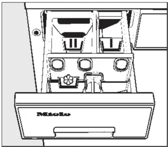 MIELE W 838 - Waschmittel einfüllen - 1