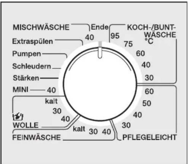 MIELE W 838 - Programmstart - 1