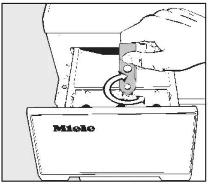 MIELE W 838 - Merkzahl für Wasserhärte einstellen - 2